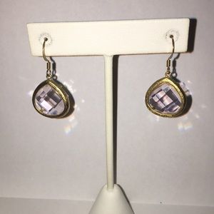 Pink Crystal Earrings